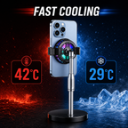 Magnetic Phone Cooler Stand for Gaming and Live Streaming