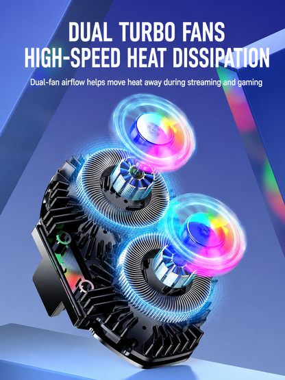 Dual turbo fan heat dissipation design