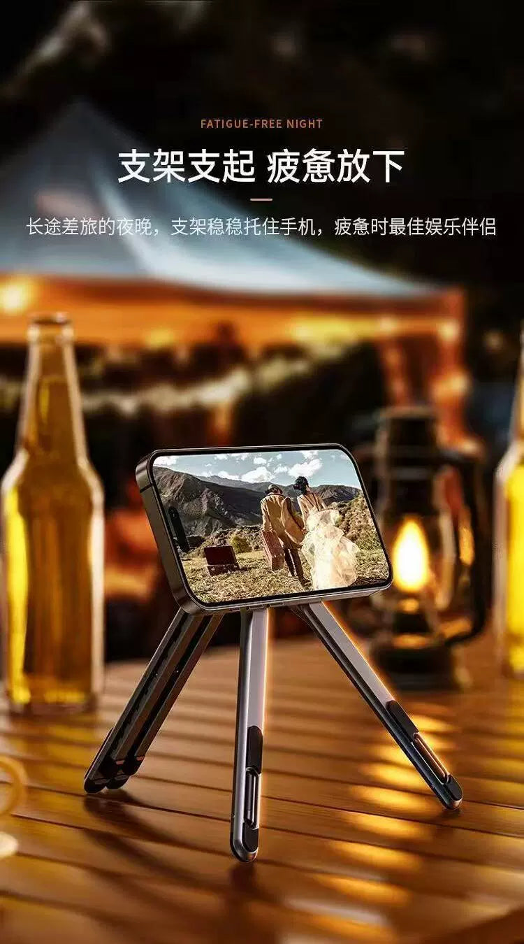 笔记本电脑支架 铝合金手机笔记本平板三合一支架 磁吸便携折叠